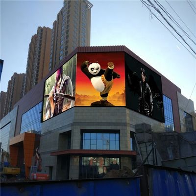 DIP346 Outdoor LED Advertising Display 3x2m Iron Cabinet Frame