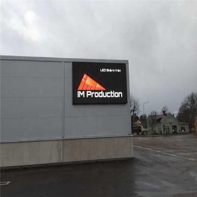SMD 3535 Outdoor Advertising LED Screen Pitch 8mm High debugging brightness
