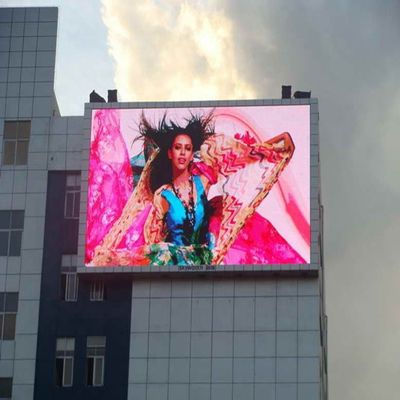 5500 nit Outdoor LED Advertising Display , P6 LED Wall Screen Display Outdoor