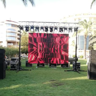 1920Hz Outdoor Rental LED Screen , waterproof LED Panel P3