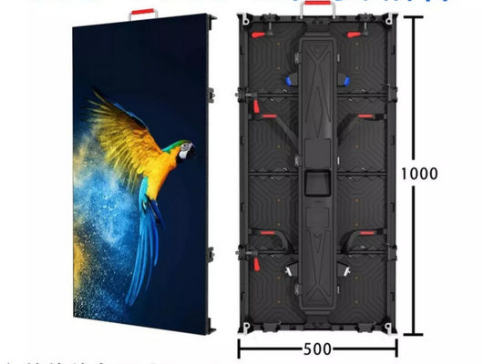 P4.81 Outdoor Rental LED Screen 500mm*500mm Die Casting Aluminum