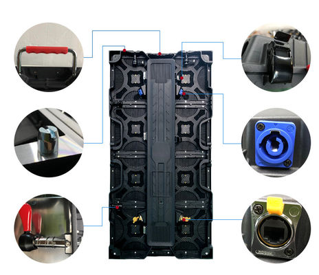 P4.81 Outdoor Rental LED Screen 500mm*500mm Die Casting Aluminum