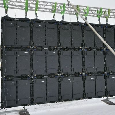 P4.81 Outdoor Rental LED Screen 500mm*500mm Die Casting Aluminum
