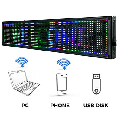 Indoor HD P3 RGB WiFi programmable LED Message Board