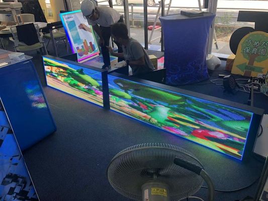 160*320mm Module P6 LED Monument Signs With Nova TB Sending System