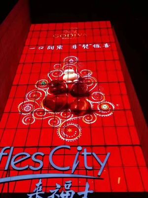 Front Lighting Led See Through Screen P3.91