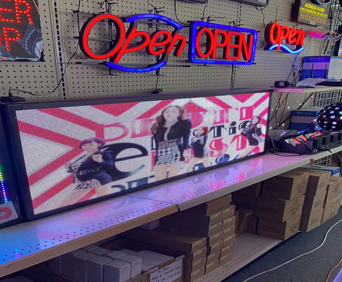 P6 Video Screen SMD3535 Outdoor Digital LED Signs With Aluminum Case