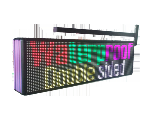 RGB full color Programmable Scrolling LED Signs For Shop Advertising