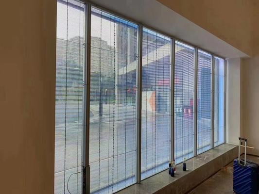 Wireless HDMI 1920MHz LED Glass Wall For Advertisement Video Showing