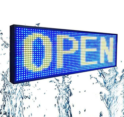 P10 Outdoor Programmable Scrolling LED Signs For Shop Advertising