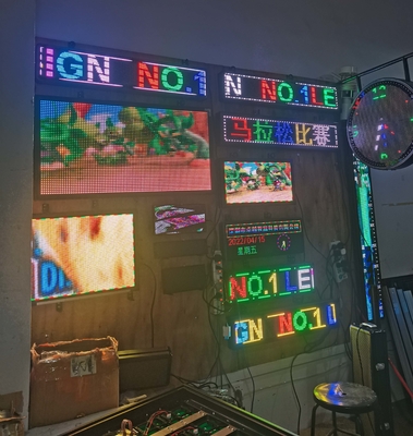 IOS Programmable LED Scrolling Signs SMD3535 1920x320mm For Showing Size