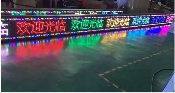 110V LED Programmable Scrolling Sign Outdoor LED Signage 10000dots/m2 PSE