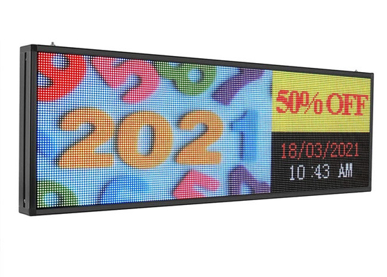 Store Wifi Programmable LED Window Signs 320x160mm 220V For Video Showing