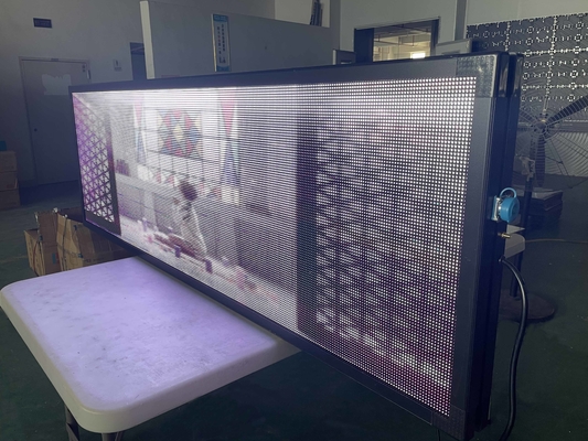 Video Programmable LED Sign Board P10 Window Installation 600w