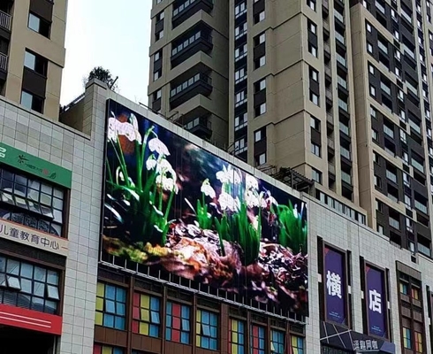 P6RGB Outdoor Fixed LED Display , IP65 Waterproof LED Video Wall 5500cd/m2