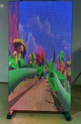 4G Clould Platform Indoor Fixed LED Screen P4 Window Display With 3840 Refresh