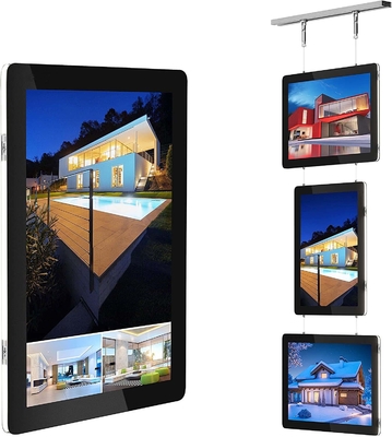 Indoor P4 RGB Fixed LED Window Display Full Color Video Screen For Advertising
