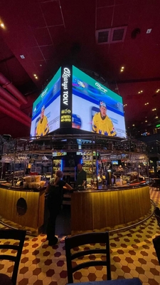 Advertising Screen P3.91 Fixed LED Display 500x1000 Cabinet Board