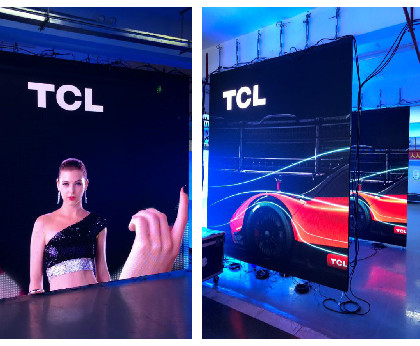 Double Sides Indoor Fixed LED Screen 700cd/m2 Brightness Cabinet Design
