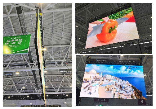 Two Sides Showing Indoor Fixed LED Screen P2.5 With Hanging Installation
