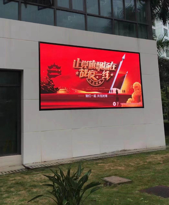 Aluminum Cabinet Outdoor Fixed LED Screen Energy Saving Advertising Display