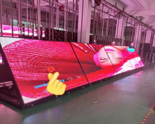 iron cabient Front Access LED Display P8 RGB Outdoor Advertising Screen