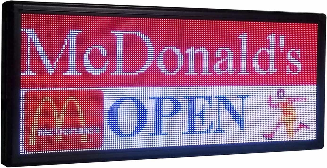 Full Color Window Display LED Monument Signs P6 RGB For Outdoor Advertising