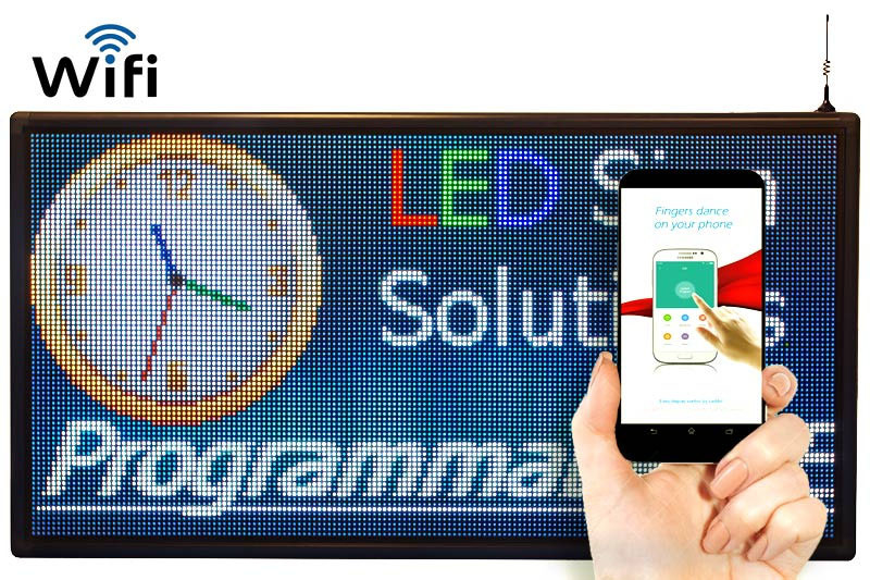 P6RGB Full Color LED Sign , WiFi Support Outdoor Digital Advertising Sign Board