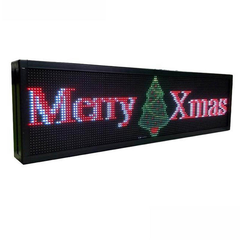 P10 P5 RGB Full Color LED Window Display Signs For Shop Windows Advertising