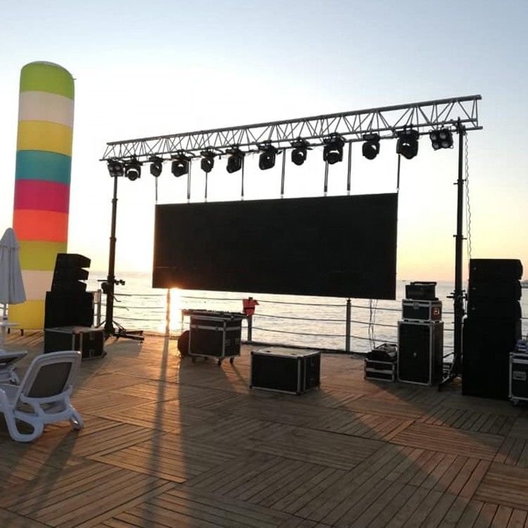 P4.81 Led Video Screen Rental , 7.5kg Big Screen Hire For Events