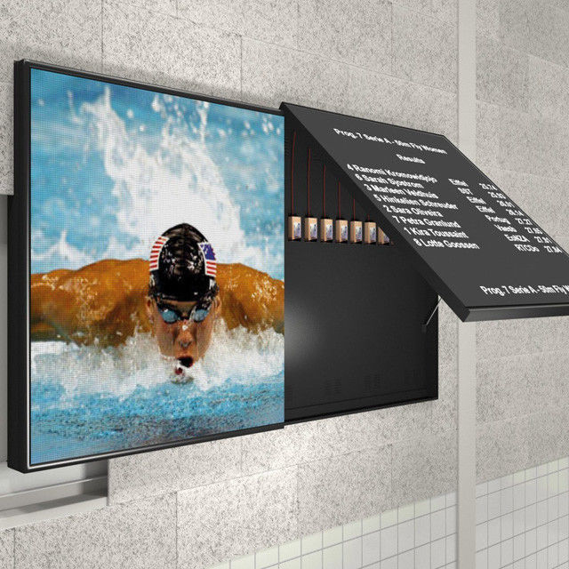 Outdoor Lightweight Cabinet P6mm Front Service LED Screen RGB Color