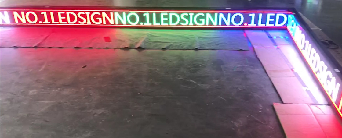 P3 Indoor RGB LED Window Display Signs Semioutdoor For Shop Decoration