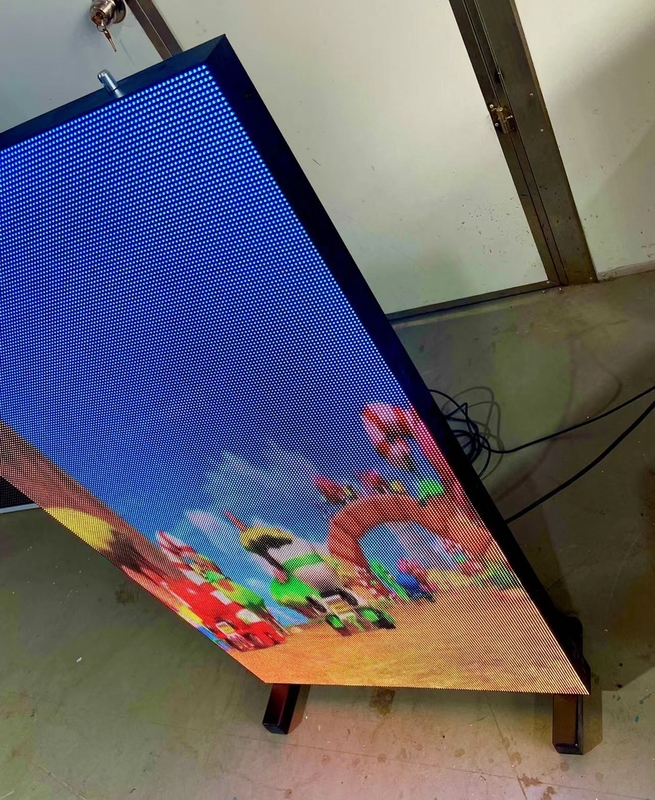 Indoor P4 RGB Fixed LED Window Display Full Color Video Screen For Advertising
