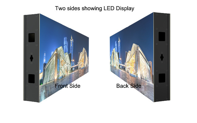 P2.976 RGB Two Sides Showing Indoor Rental LED Screen For Wedding usage