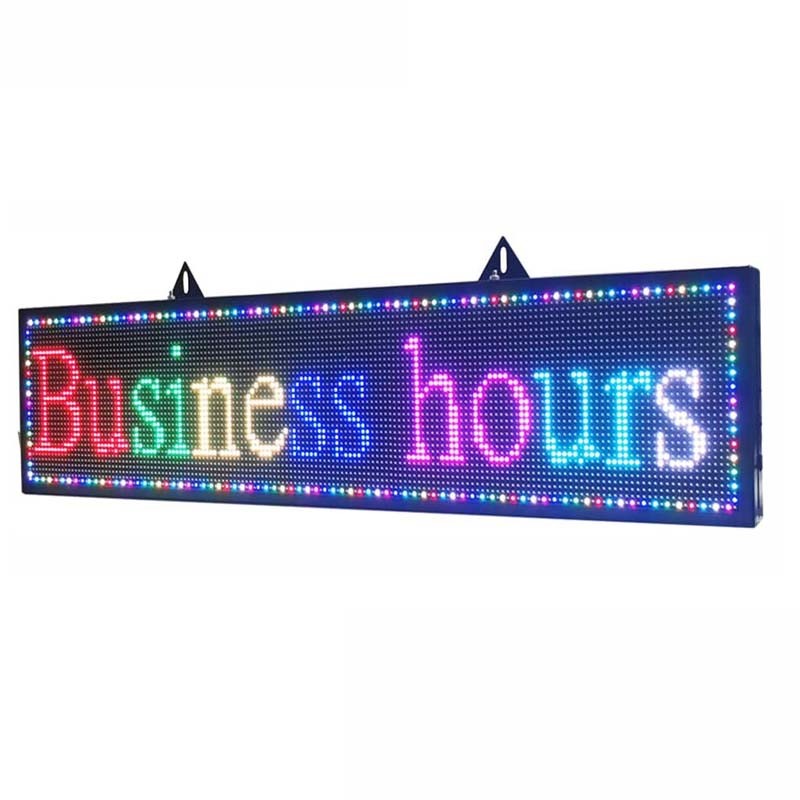 Led Sign Ad 32*128cm Advertising LED Screen Sign Board PSE Programmable LED Signs ...