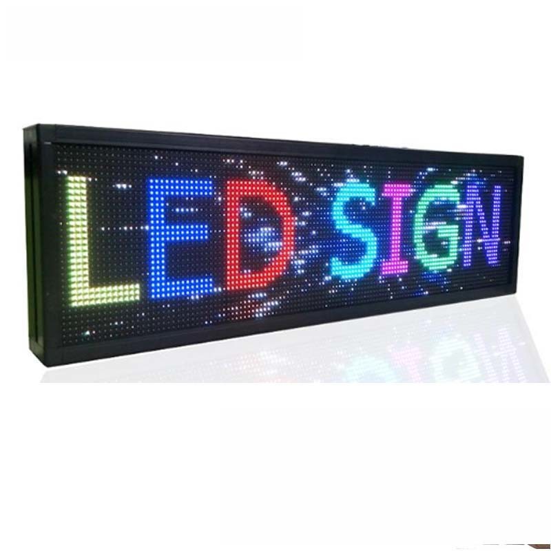 P10 USB Programmable LED Window Display Signs 220V Indoor Led Signs For