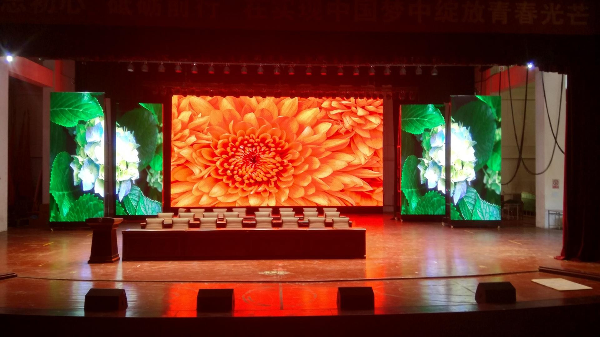 1200cd LED Screen Stage Backdrop , P3 LED Video Wall Advertising Business