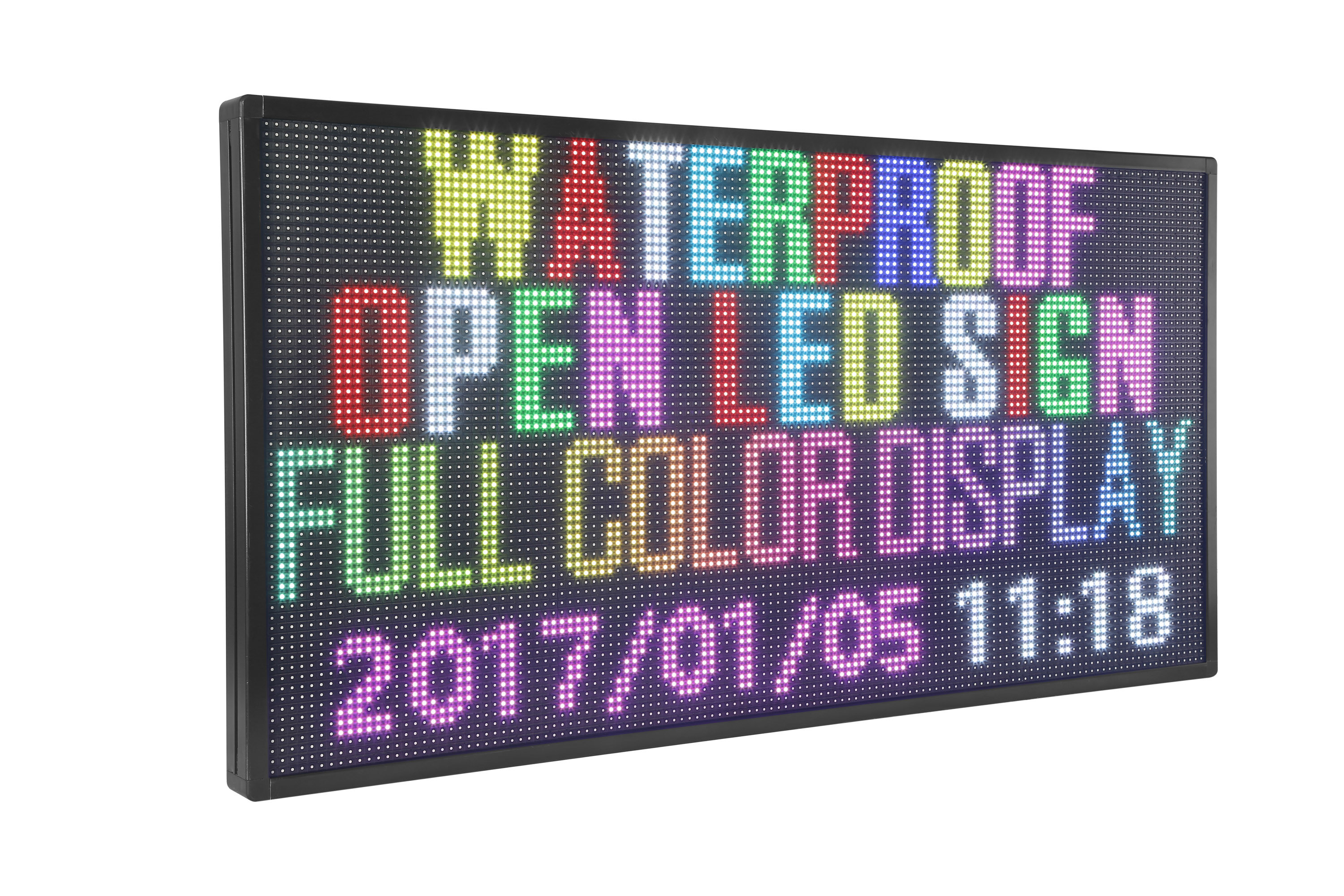 Programmable WiFi P10 RGB Outdoor Digital LED Signs With Aluminum Case