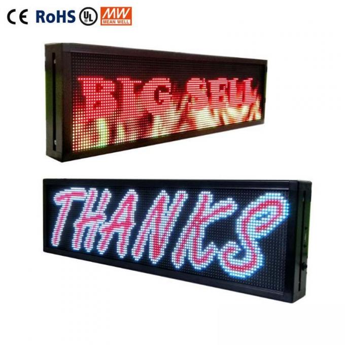 P5 Programmable Scrolling Outdoor Digital LED Signs Full Color 110V